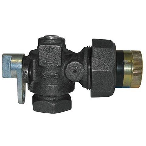 Meter Outlet / Bypass Angle Ball Valves - FNPT Inlet x Insulated Union Outlet - Meter Valves